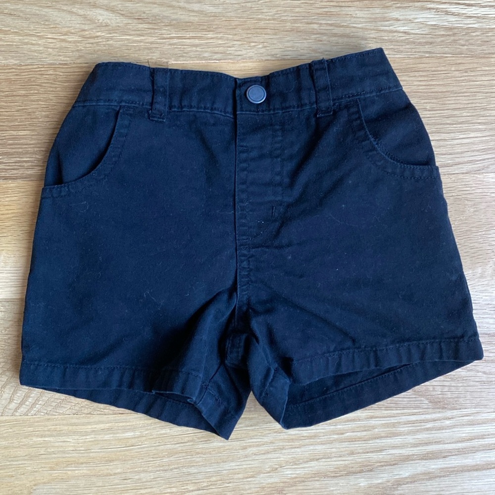 GARANIMALS | BLACK TODDLER SHORTS